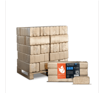 Heizfuxx RUF Original Blue Holzbriketts Nadelholz 10kg x 30 Gebinde 300kg Palette
