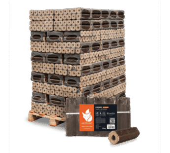 Heizfuxx PiniKay Octagon Holzbriketts Hartholz 10kg x 96 Gebinde 960kg Palette
