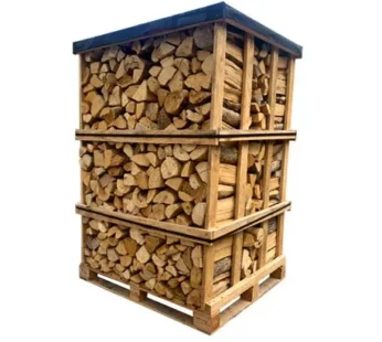 Kaminholz 50 cm – 2 Paletten mit insgesamt 6 Ster – Hartholzmischung